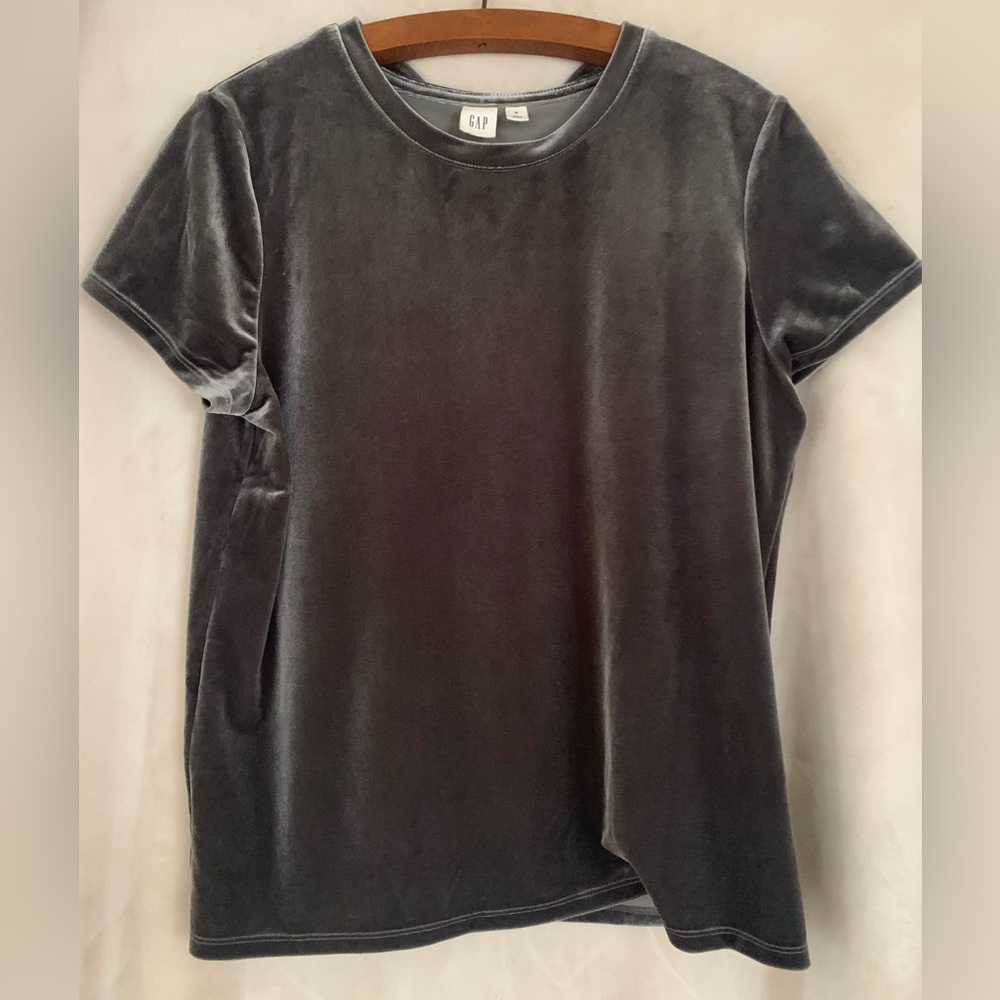Women’s GAP Short Sleeve Velvet Top